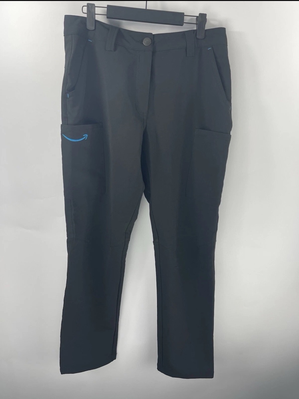 Amazon Women’s Black Cargo Utility Uniform Medium Pants Inseam 30.5”